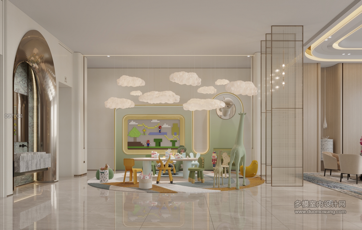 现代儿童娱乐区