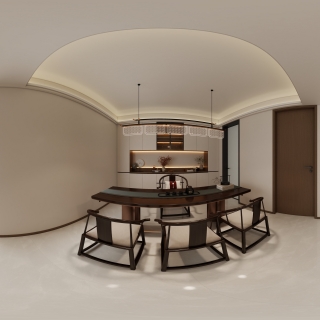 新中式二楼大厅