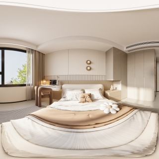 现代儿童房02-全景