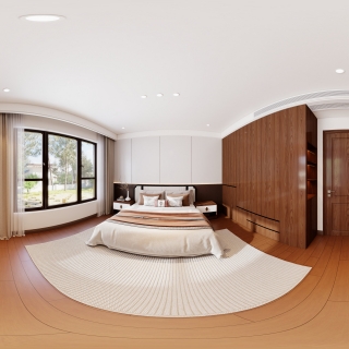 新中式二楼西南女儿房