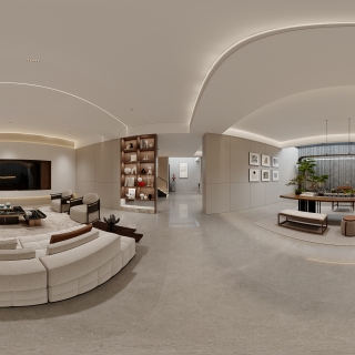 负一楼客厅全景