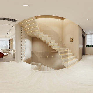 现代 客餐厅 全景1