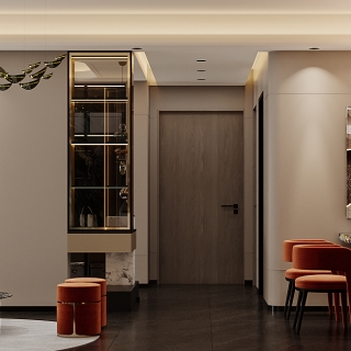 现代-客厅特写2