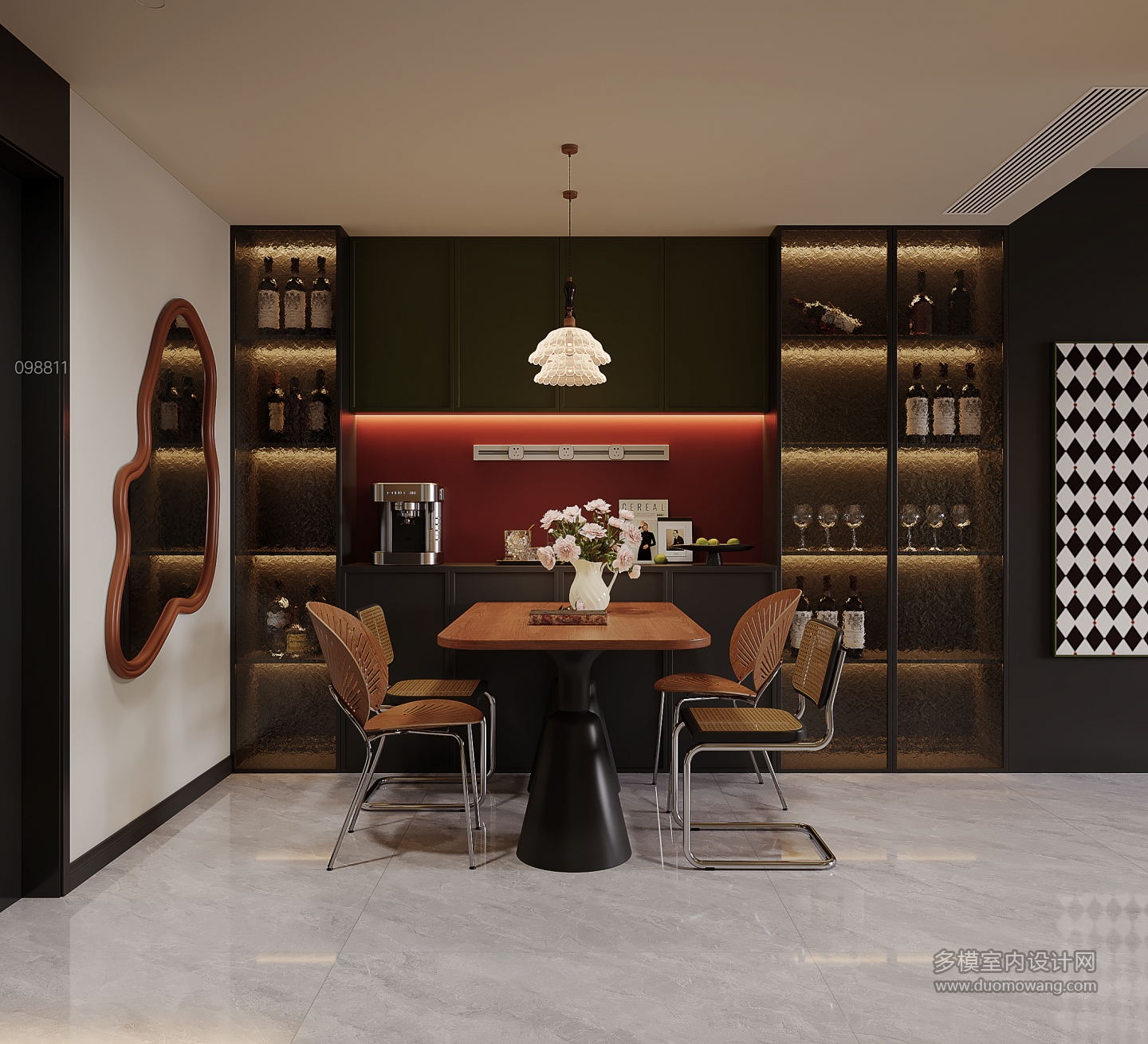 美式复古餐厅001