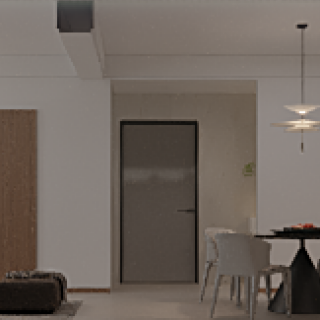 现代客厅电视墙