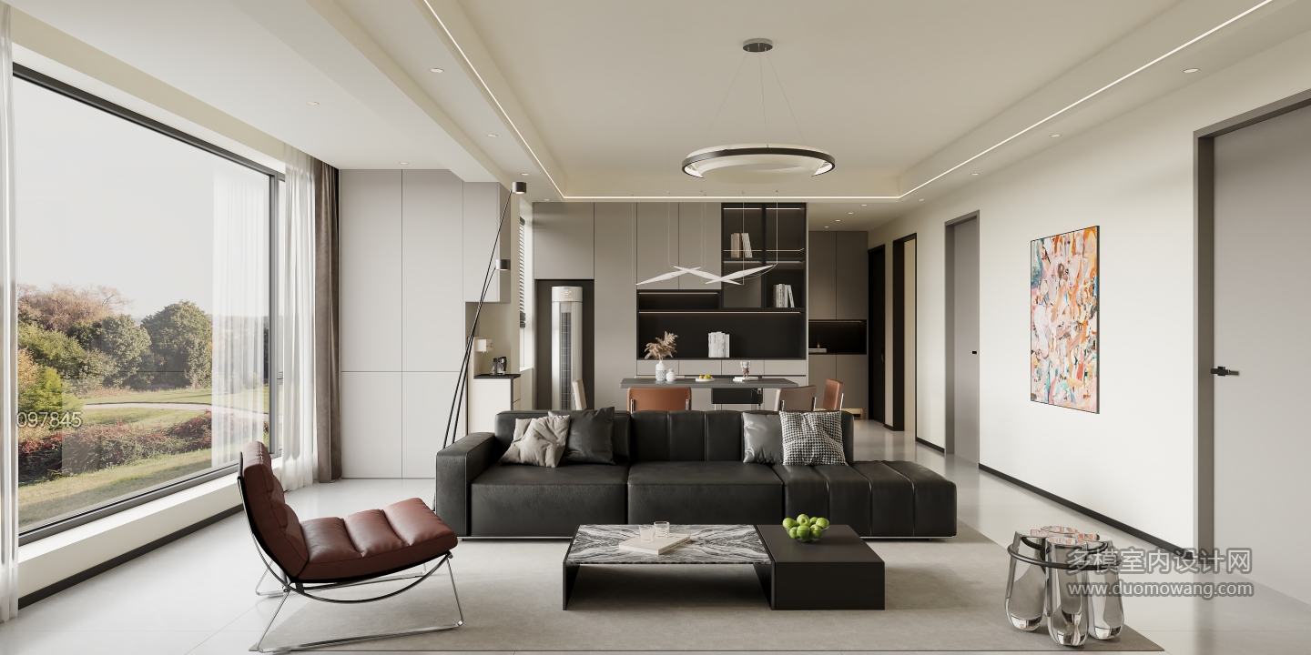 现代 客餐厅 单张2