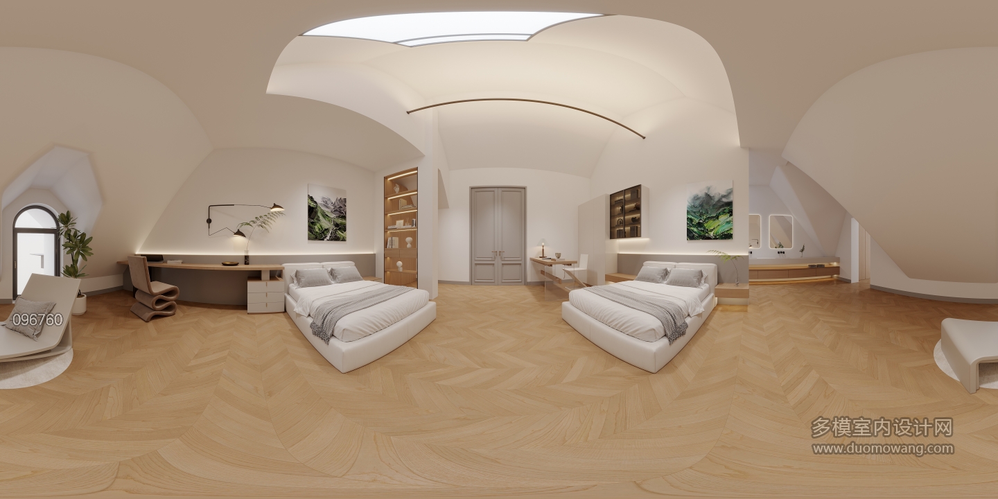 现代意式男孩房 (1)