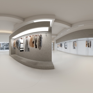 现代服装店全景2