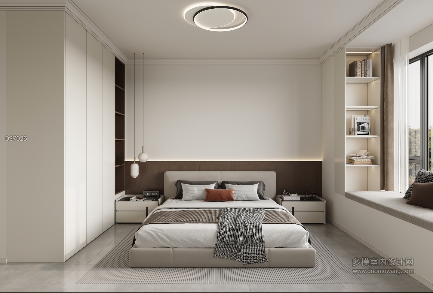 现代 主卧 单张