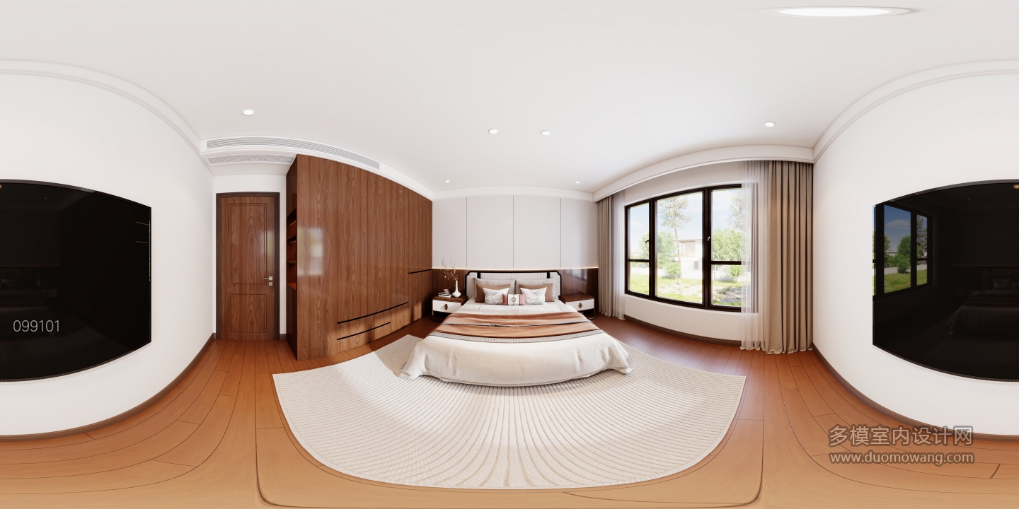 新中式二楼东南女儿房