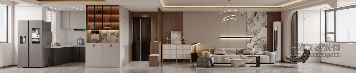 现代客餐厅_沙发背景特写