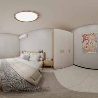 现代-1703卧室全景