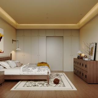 单张卧室方燕中古风_沙发背景001