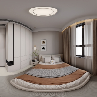 现代 次卧1全景