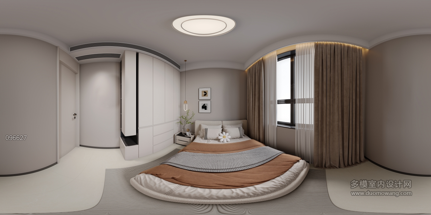 现代 次卧1全景