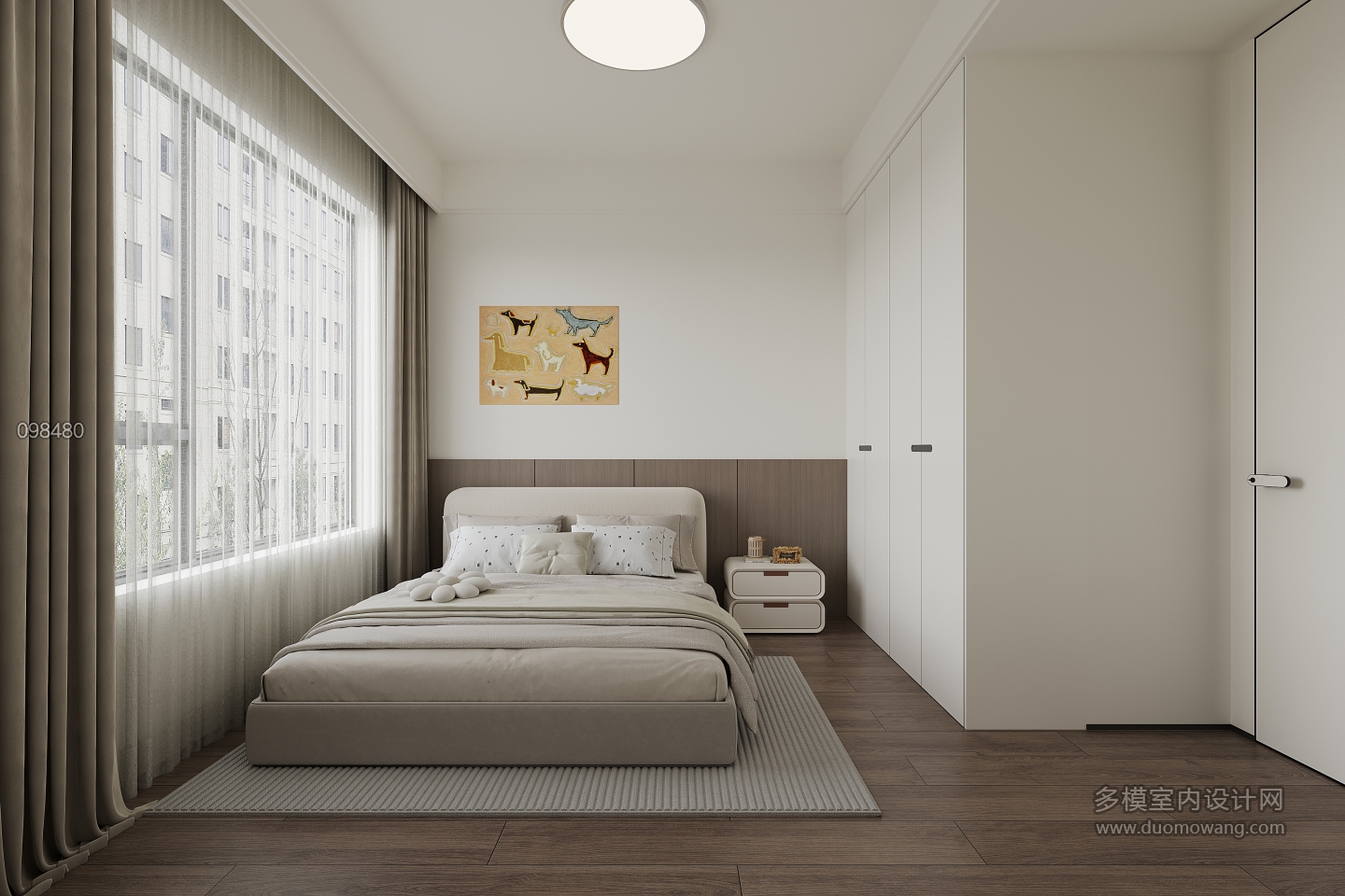 现代儿童房单张