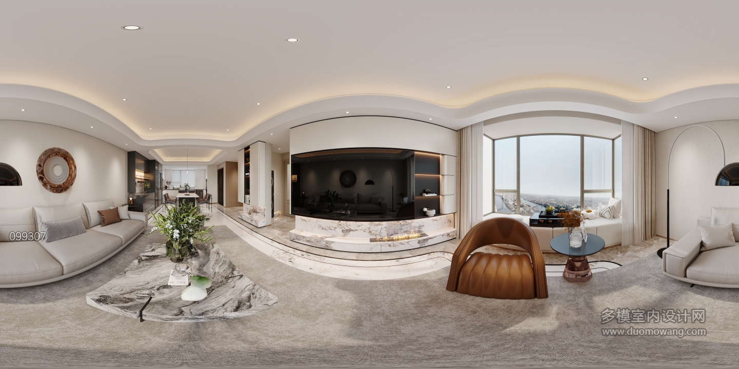 现代轻奢客厅‘