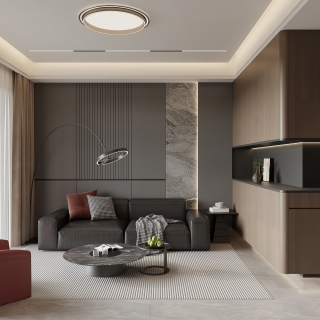 现代意式 客厅 单张2