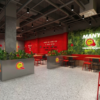 工业风汉堡店2