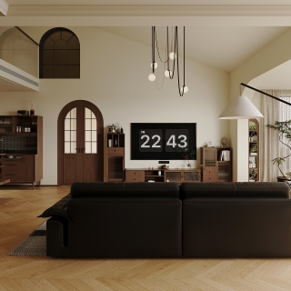 现代客餐厅单张二