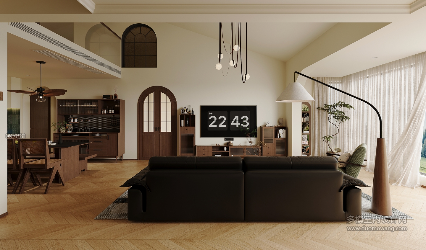 现代客餐厅单张二