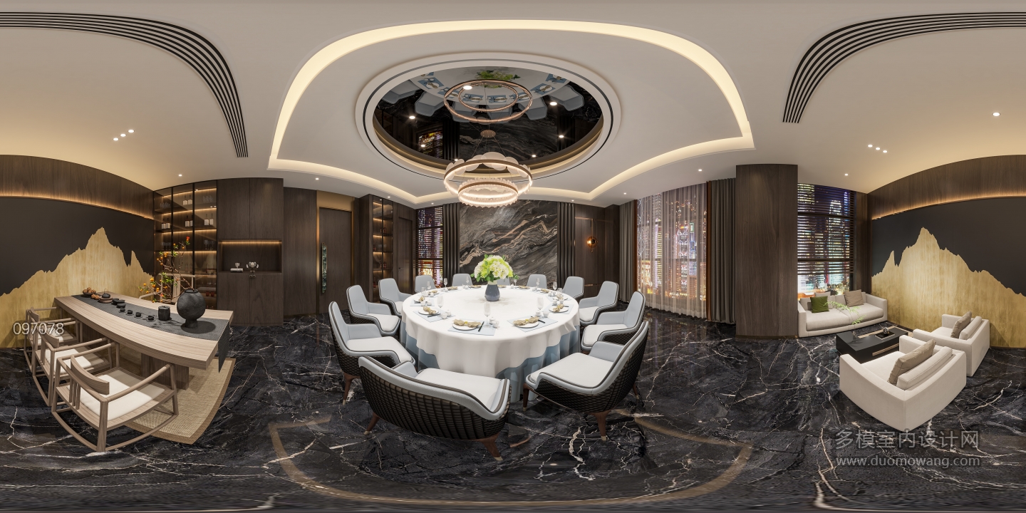 现代豪华包间四360