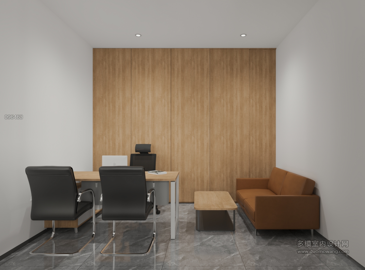 现代办公经理室静态