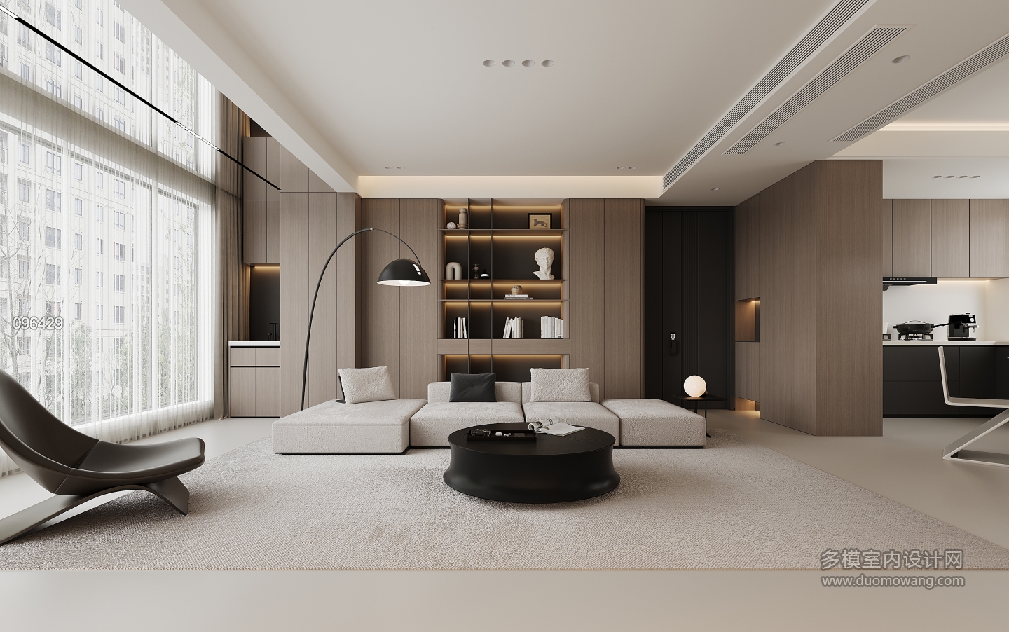 现代客厅单张一