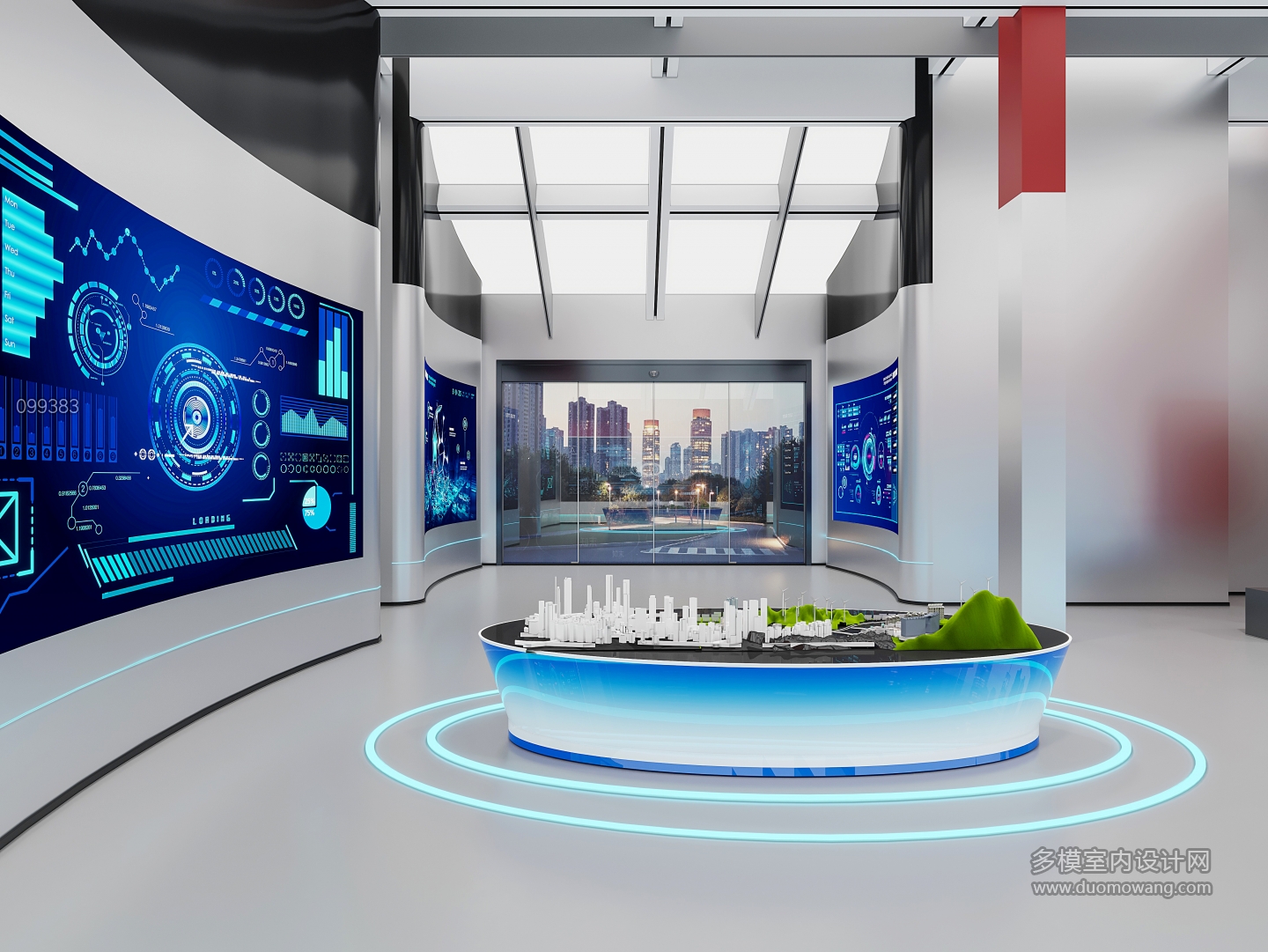 养猪场展厅_3_互动式灯光混合