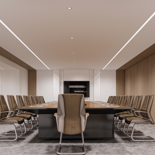 现代会议室静态