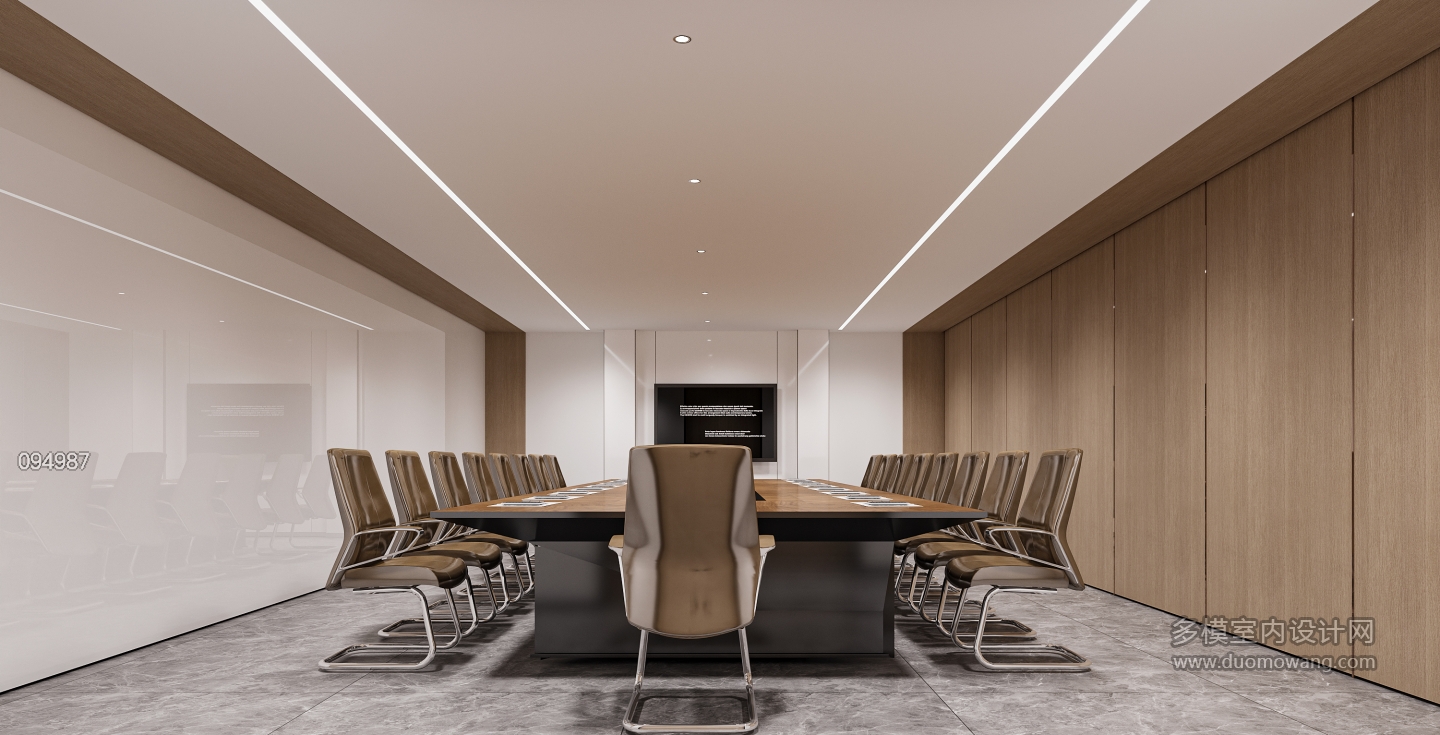 现代会议室静态