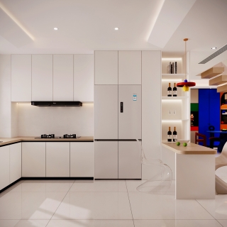 1楼厨房静态现代极简风格