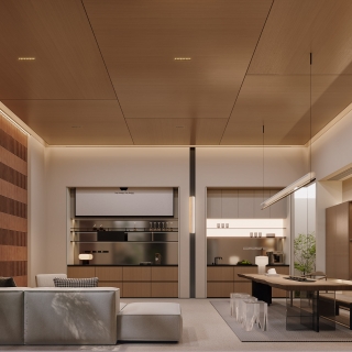 负一现代投影特写