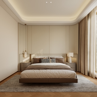 现代一层卧室