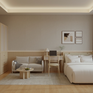 现代 卧室 单张1