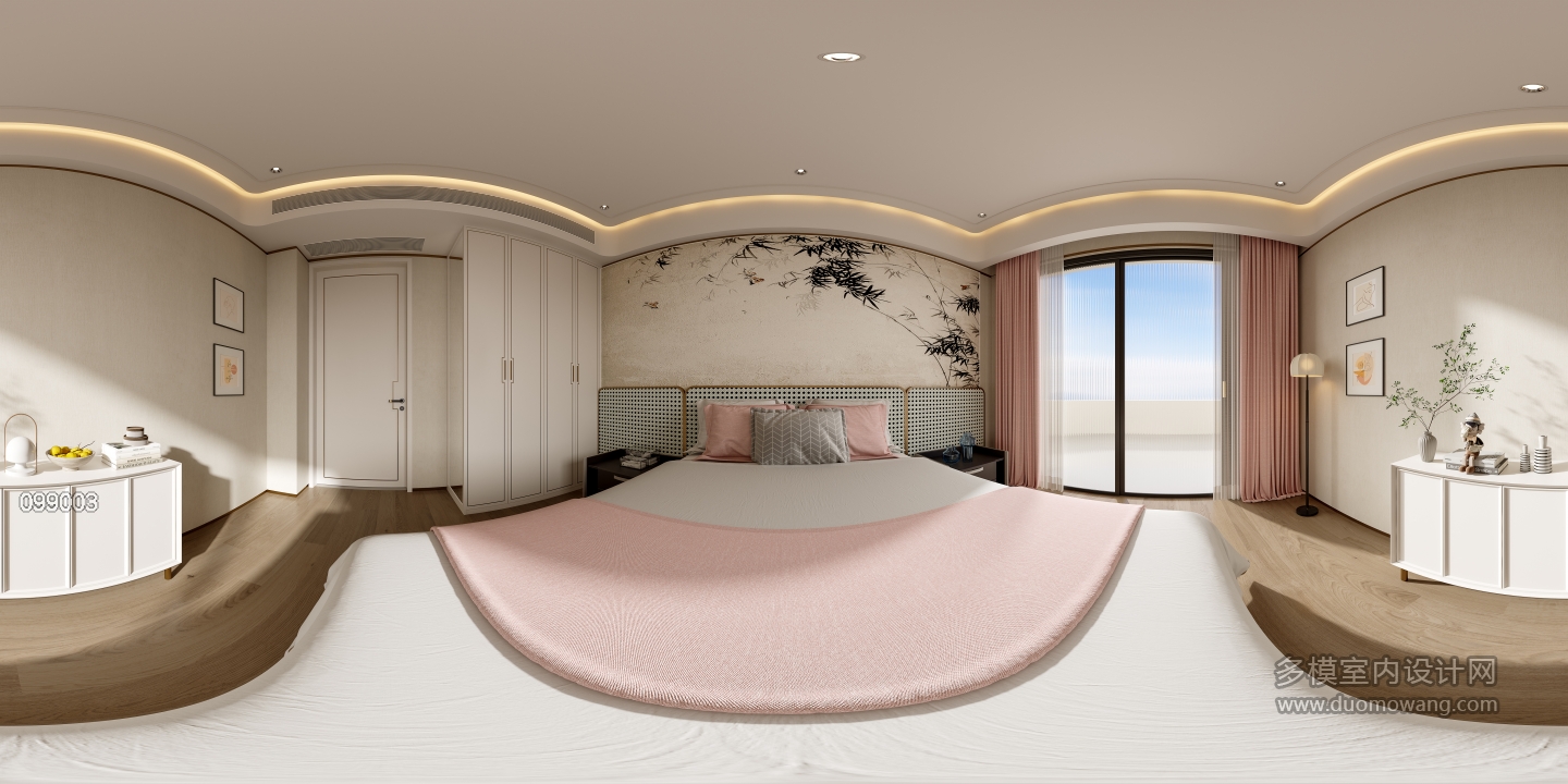 新中式次卧全景