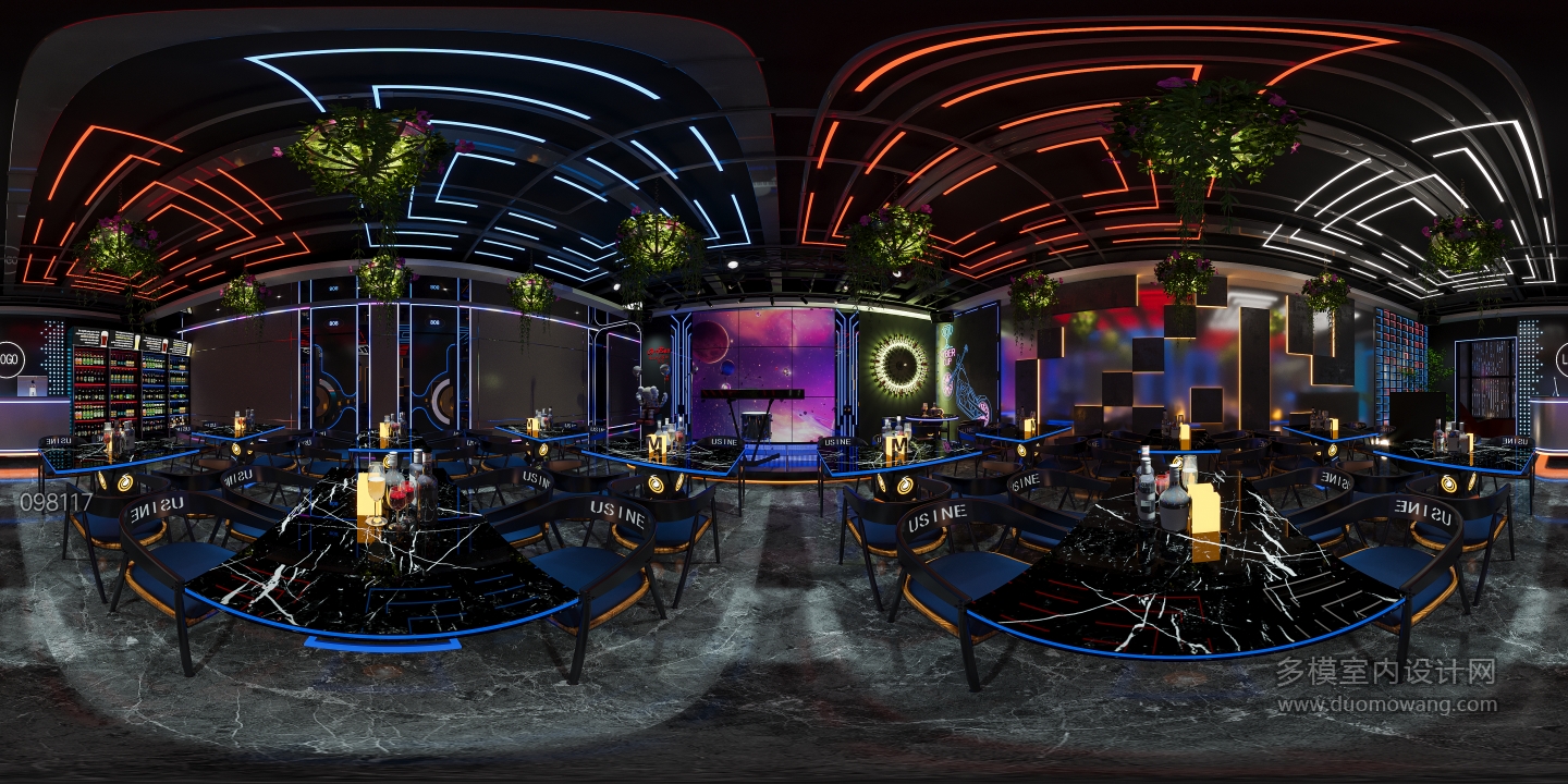 现代KTV2F_就餐区360 拷贝