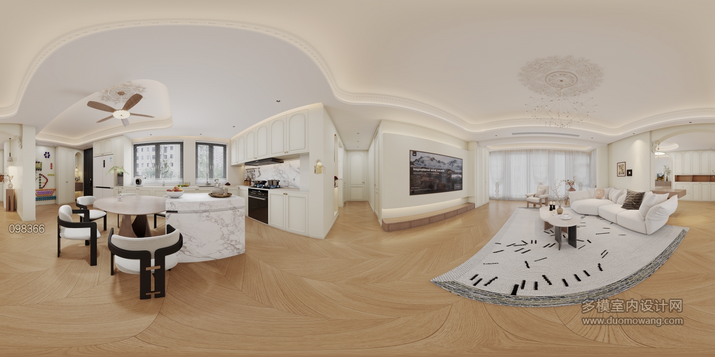 法式客餐厅全景