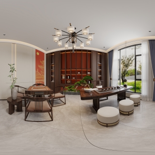 新中式茶室360_1f