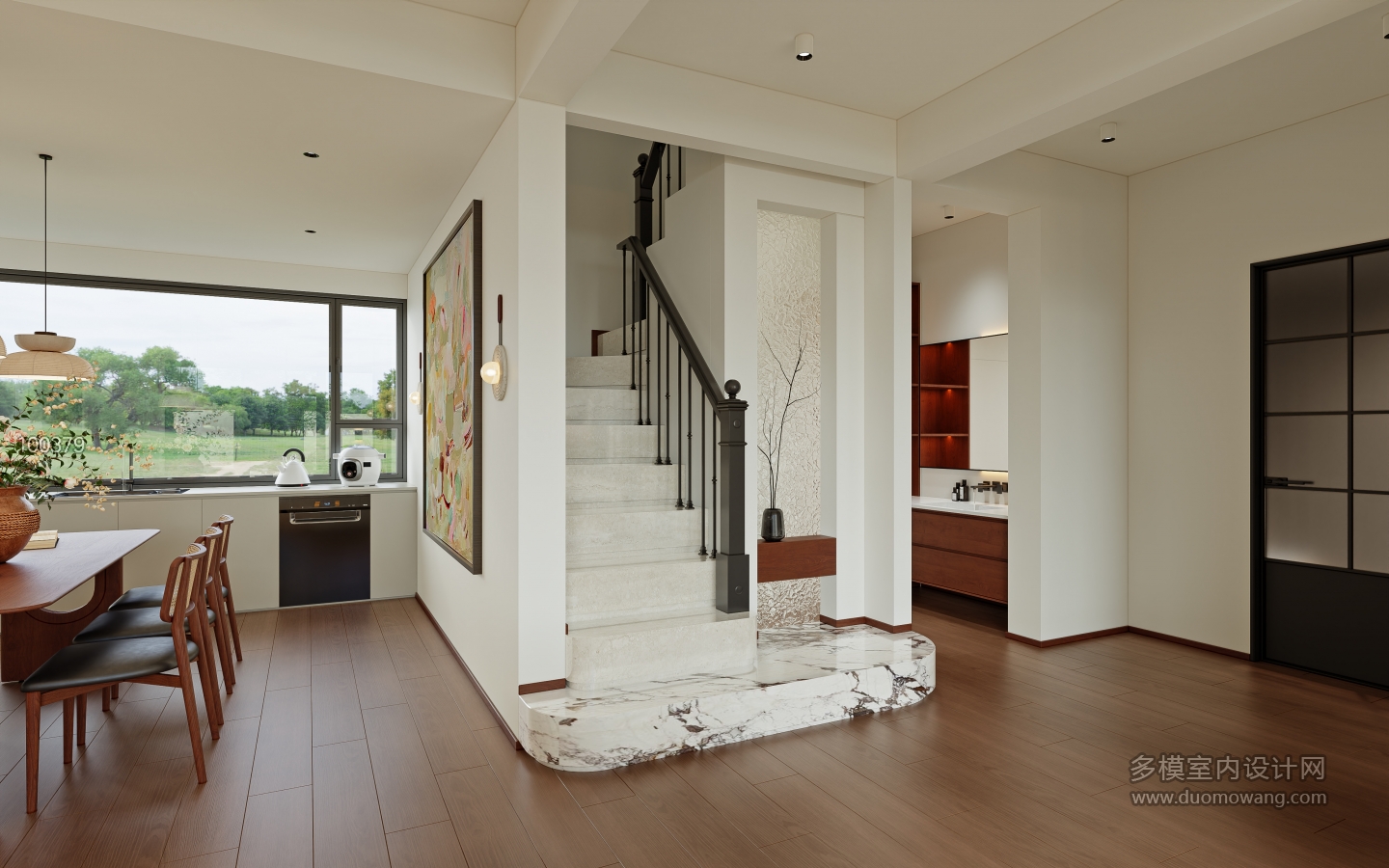 多彩一号3改414_一层客厅003