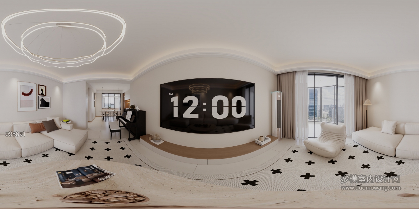 奶油风-客厅