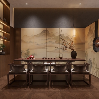 新中式二楼茶室