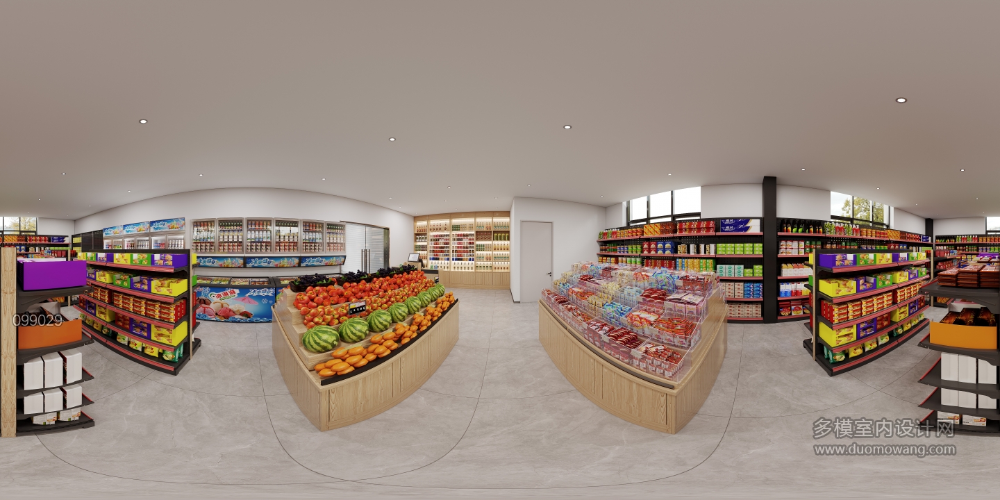 超市全景