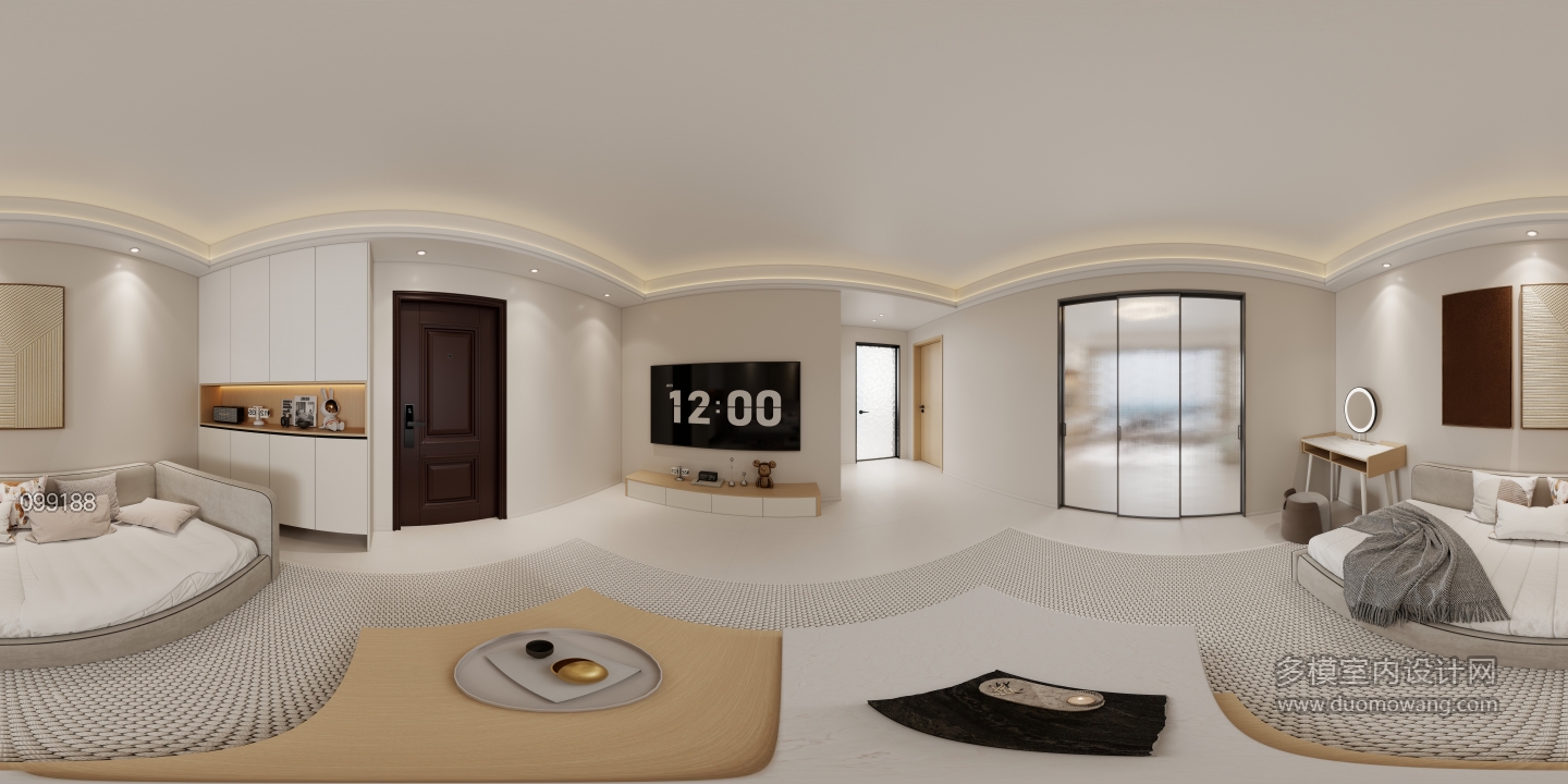 现代原木-客餐厅