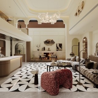 现代会客厅单张二