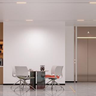 现代3号楼4层水吧休息区