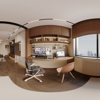中古书房全景