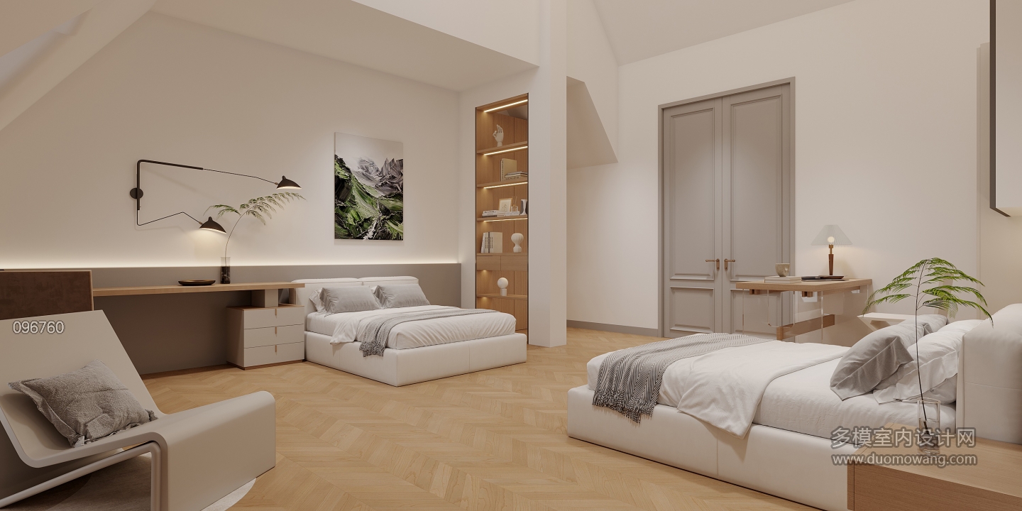 现代意式男孩房 (2)