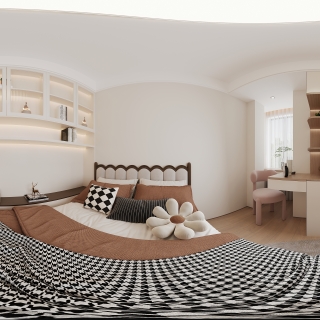 法式女孩房全景