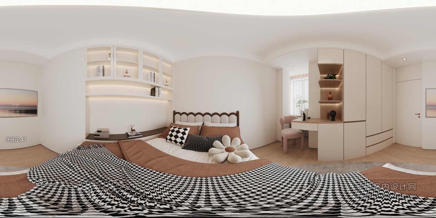 法式女孩房全景